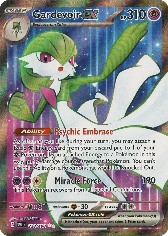 Gardevoir ex 228/198 — front