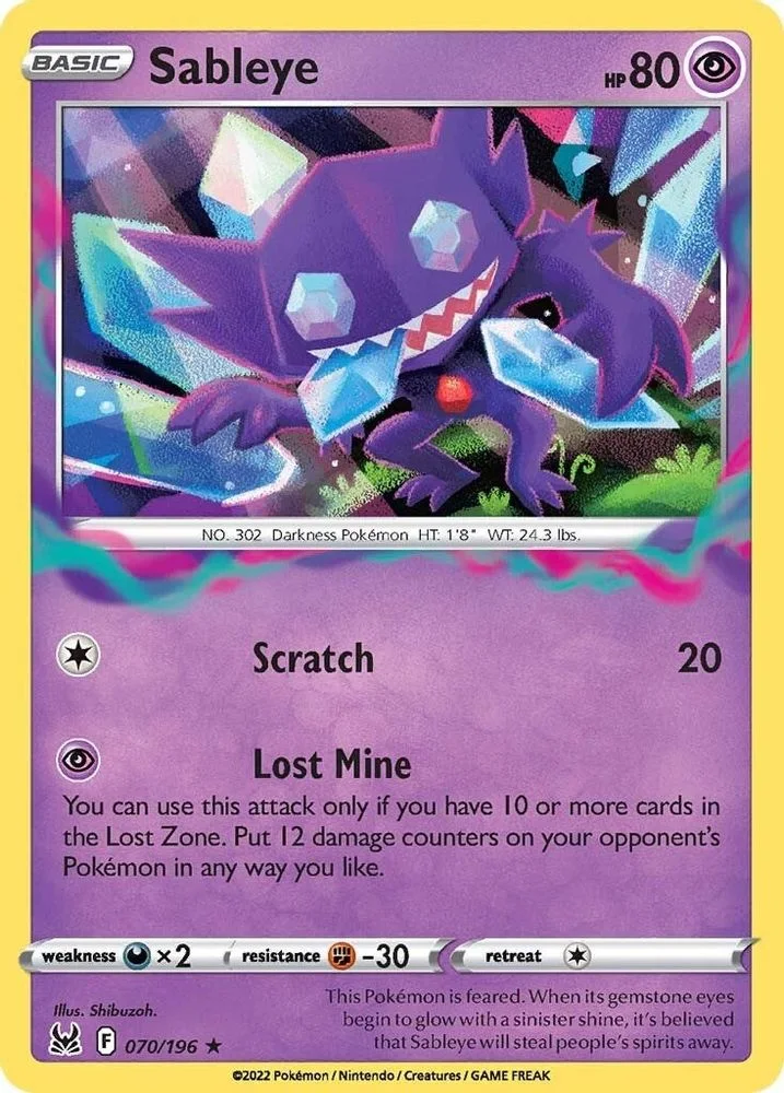Sableye 070/196 — front
