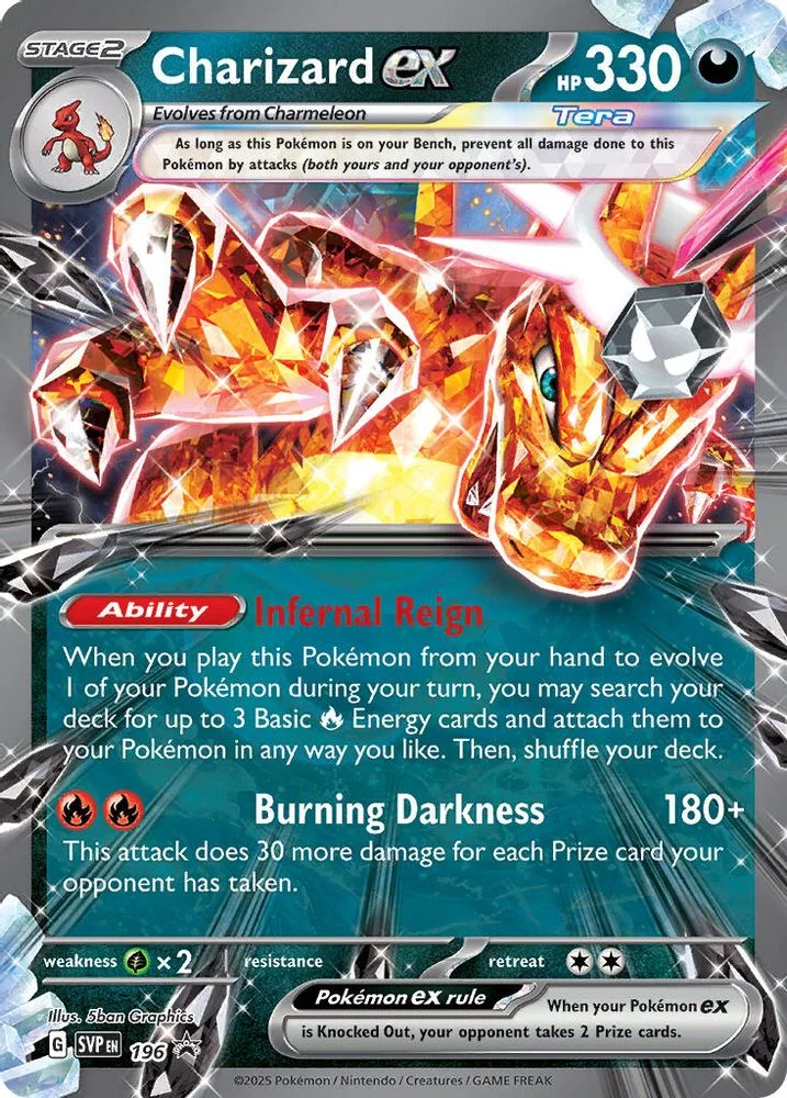 Charizard ex -196 — front