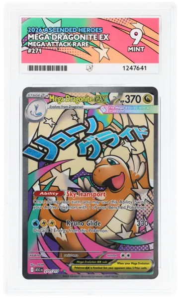 Mega Dragonite EX 271/217 · ACE 9 Mint