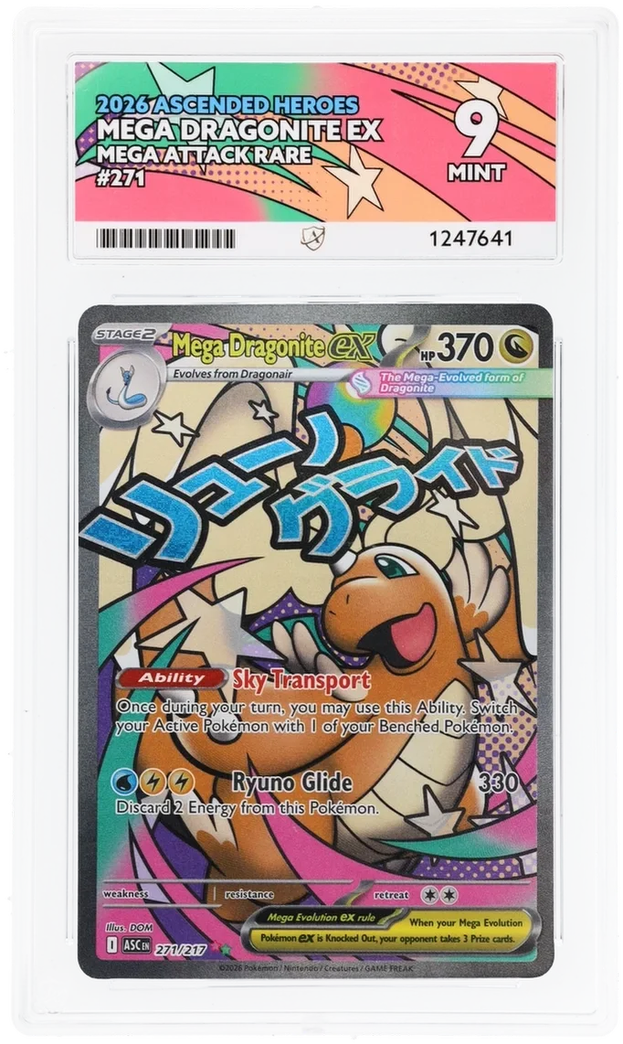 Mega Dragonite EX 271/217 · ACE 9 Mint — front