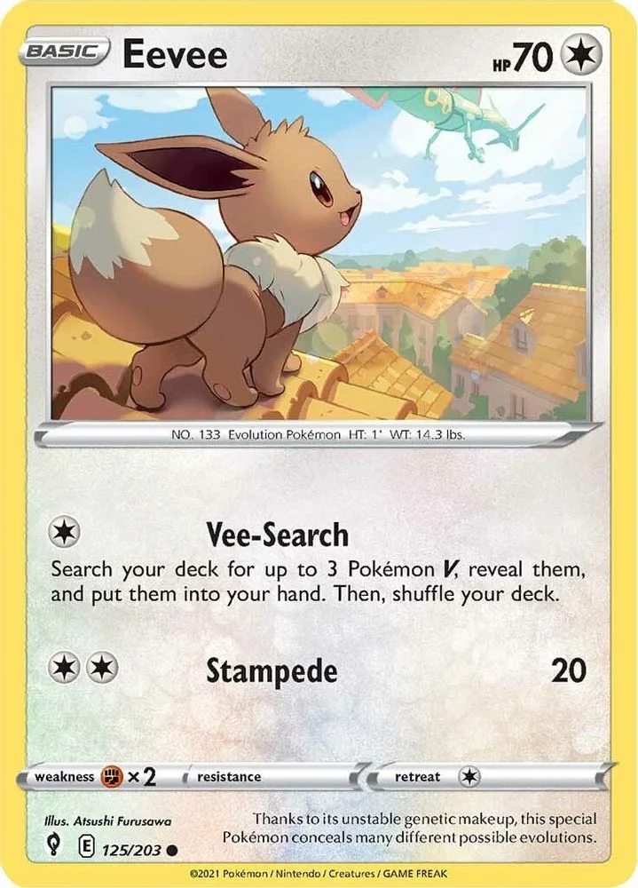 Eevee 125/203 — front