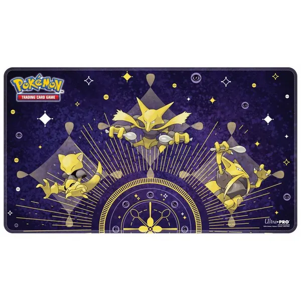 ABRA EVOLUTIONS STITCHED PLAYMAT FOR POKÉMON