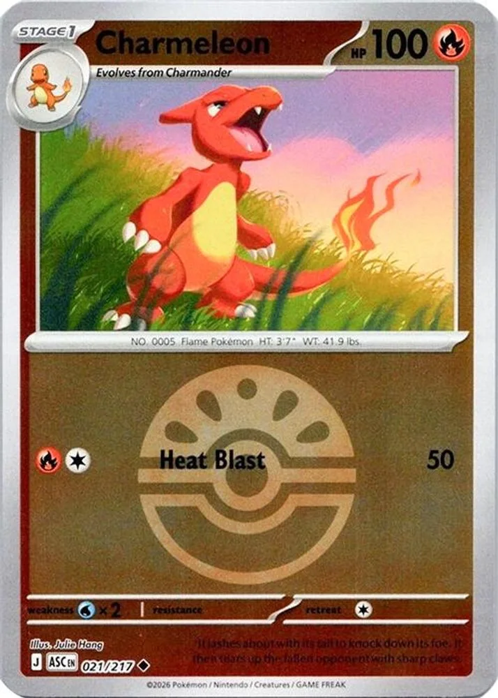 Charmeleon 021/217 (Friend Ball) — front