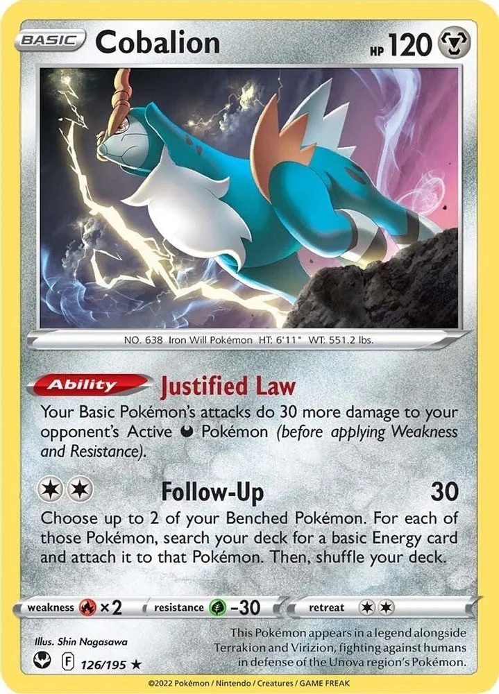 Cobalion 126/195 — front