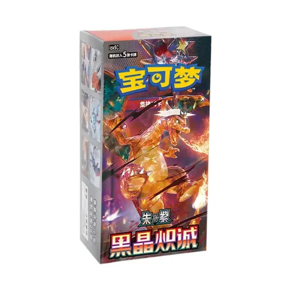 Pokemon Simplified Chinese Black Crystal Blazing Slim Booster Box Csv5c