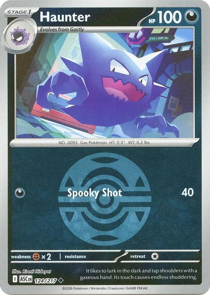 Haunter 124/217 (Dusk Ball) — front