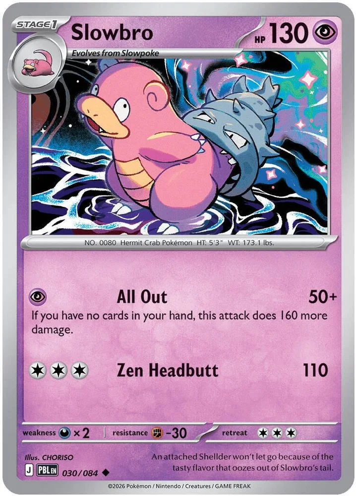 Slowbro 030/084 — front