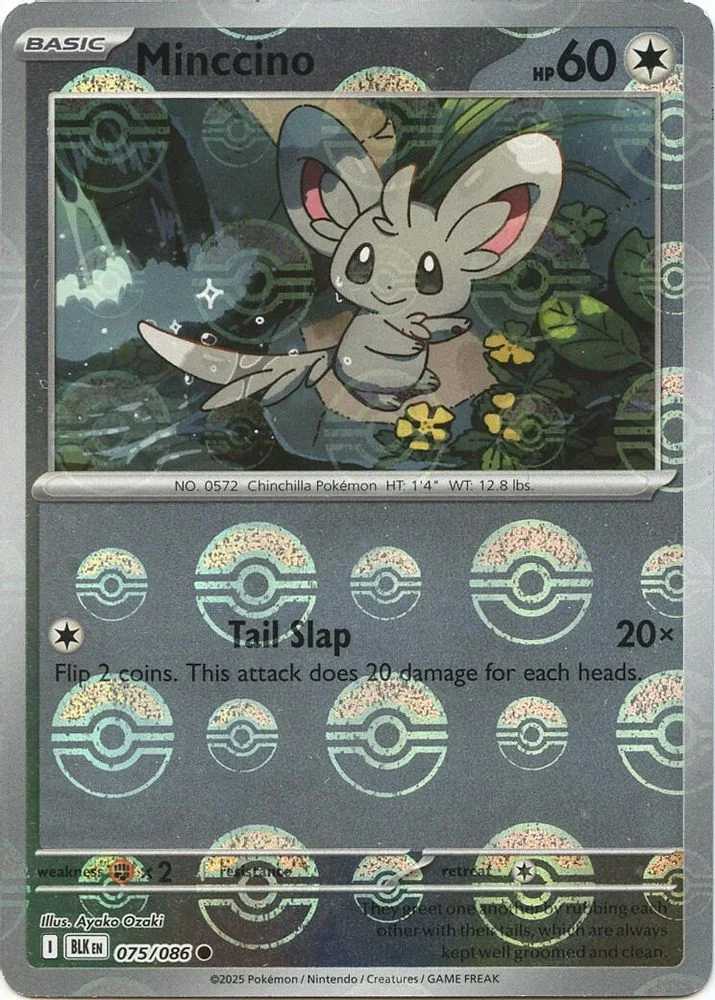 Minccino 075/086 (Poke Ball Pattern) — front
