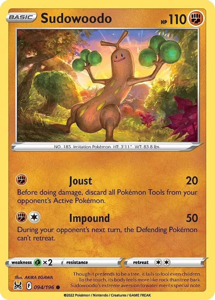 Sudowoodo 094/196 — front