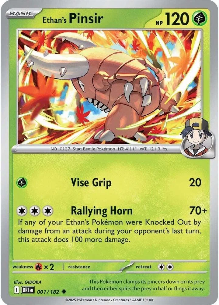 Ethan's Pinsir 001/182 — front