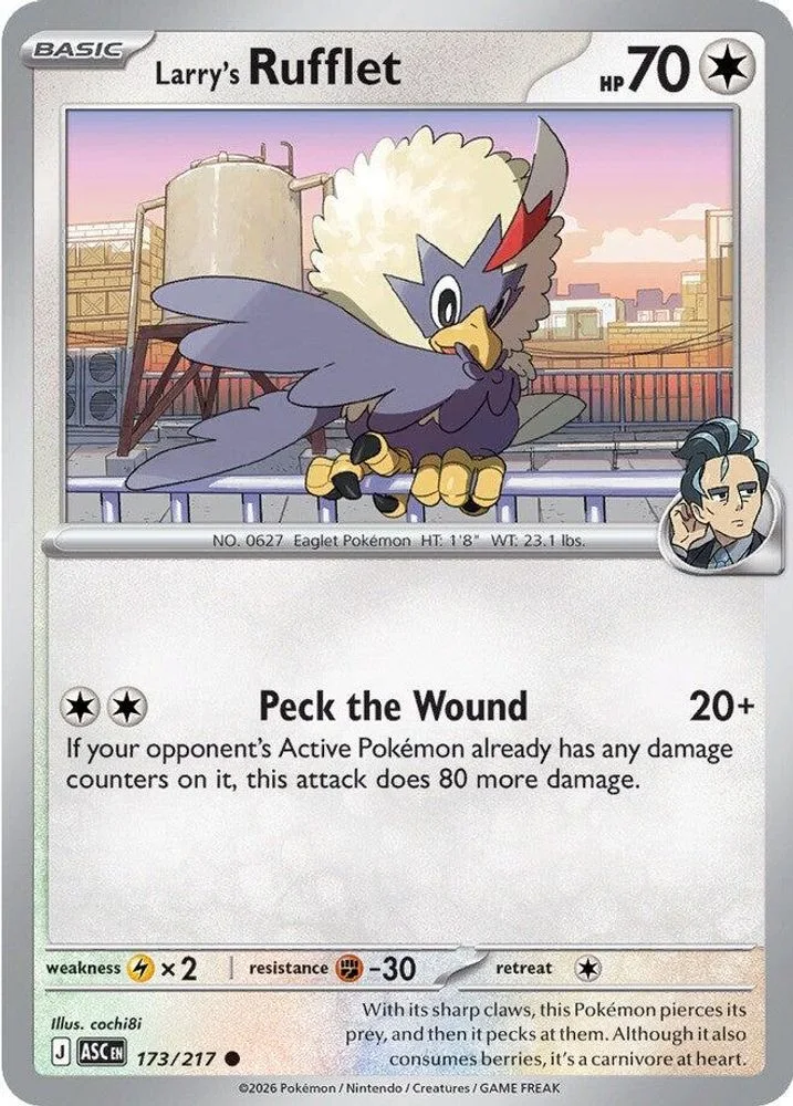 Larry's Rufflet 173/217 — front