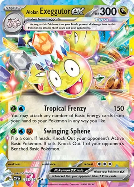 Alolan Exeggutor ex 133/191