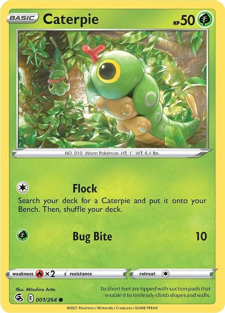 Caterpie 001/264 — front