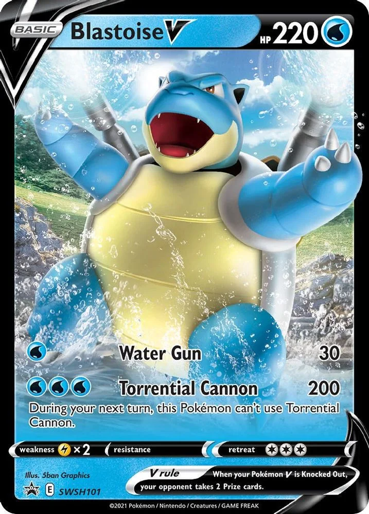 Blastoise V - SWSH101 — front