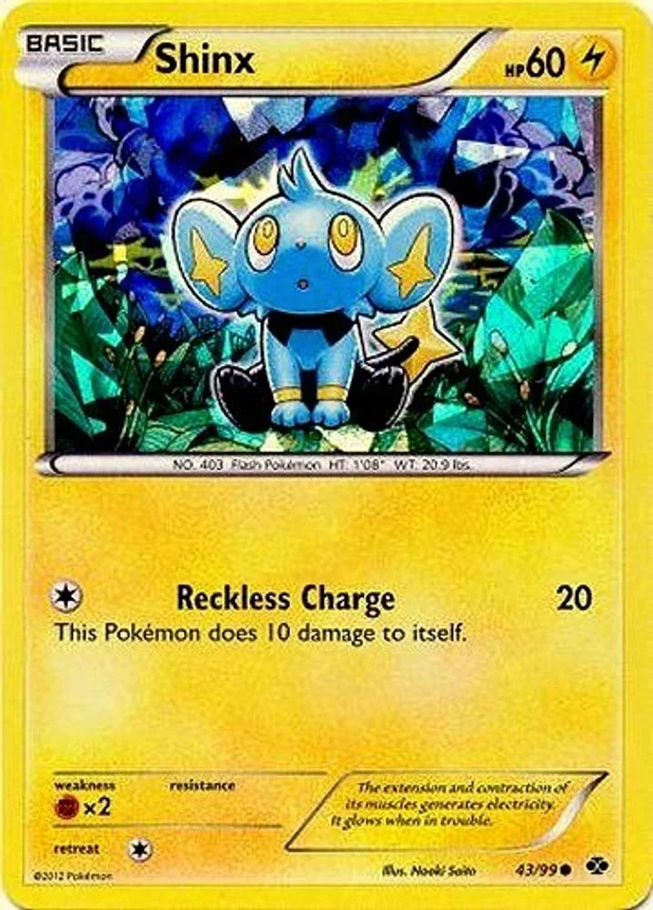 Shinx 043/099 (Cracked Ice Holo) — front