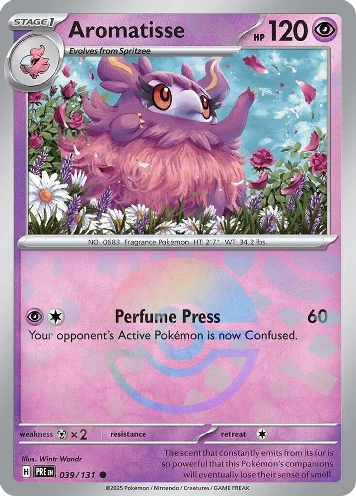 Aromatisse 039/131 (Poke Ball Pattern) — front