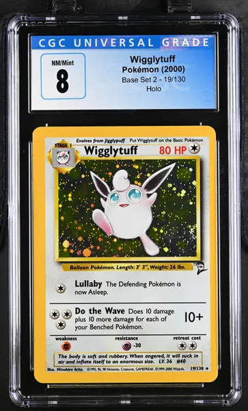 Wigglytuff Holo 19/130 CGC 8 NM/MINT