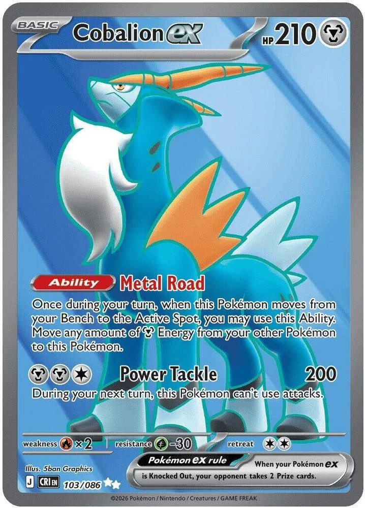 Cobalion ex 103/086 — front