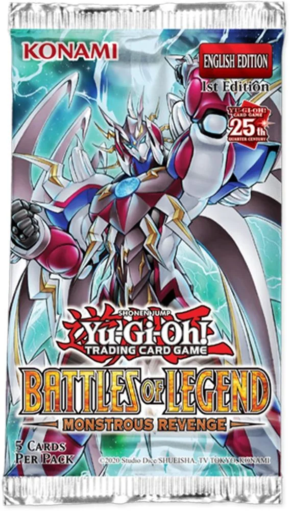Battles of Legend: Monstrous Revenge Booster Pack — front
