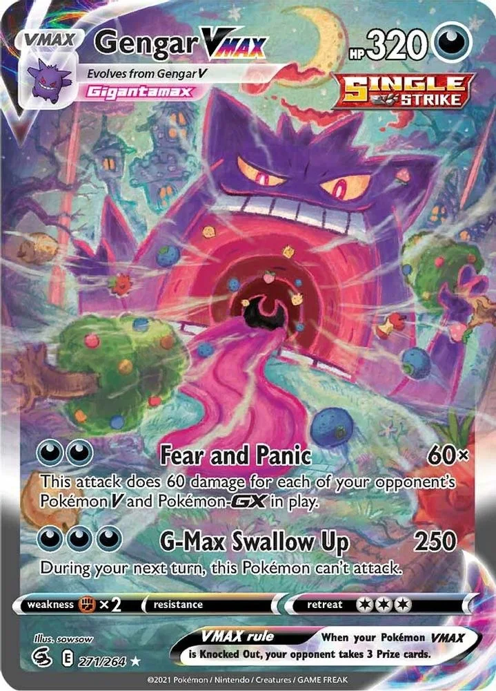 Gengar VMAX 271/264 (Alternate Art Secret) — front