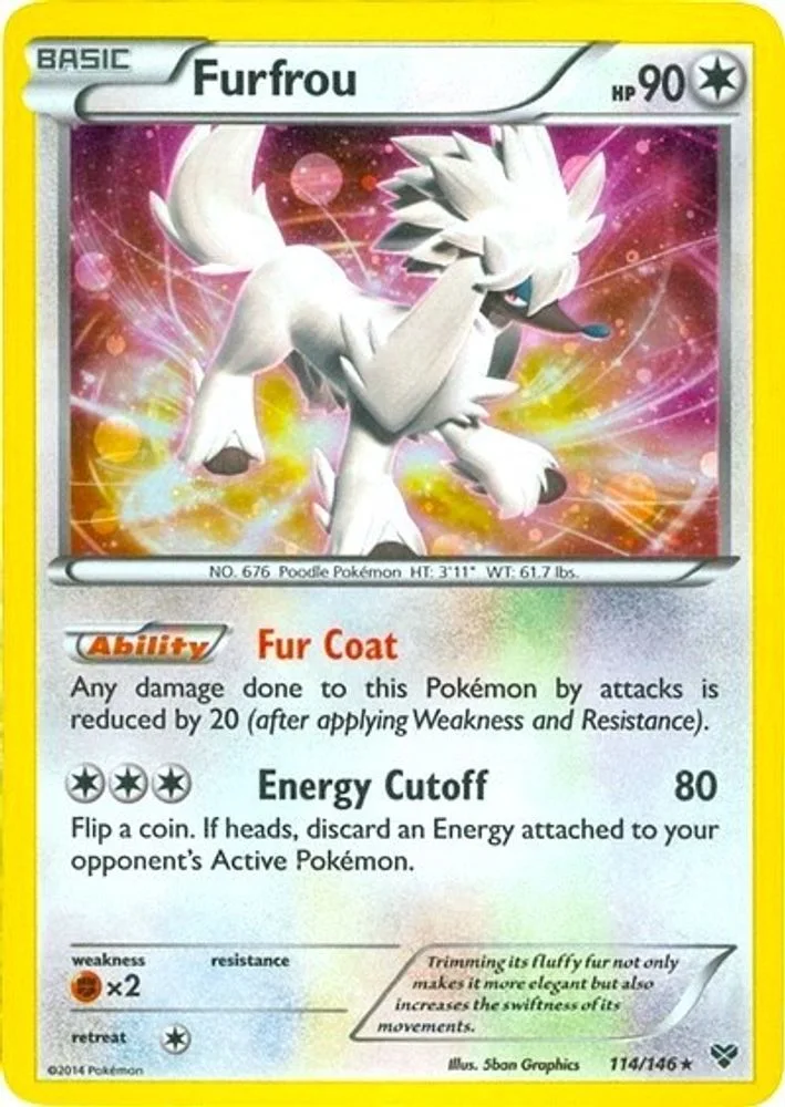 Furfrou 114/116 (Cosmos Holo) — front