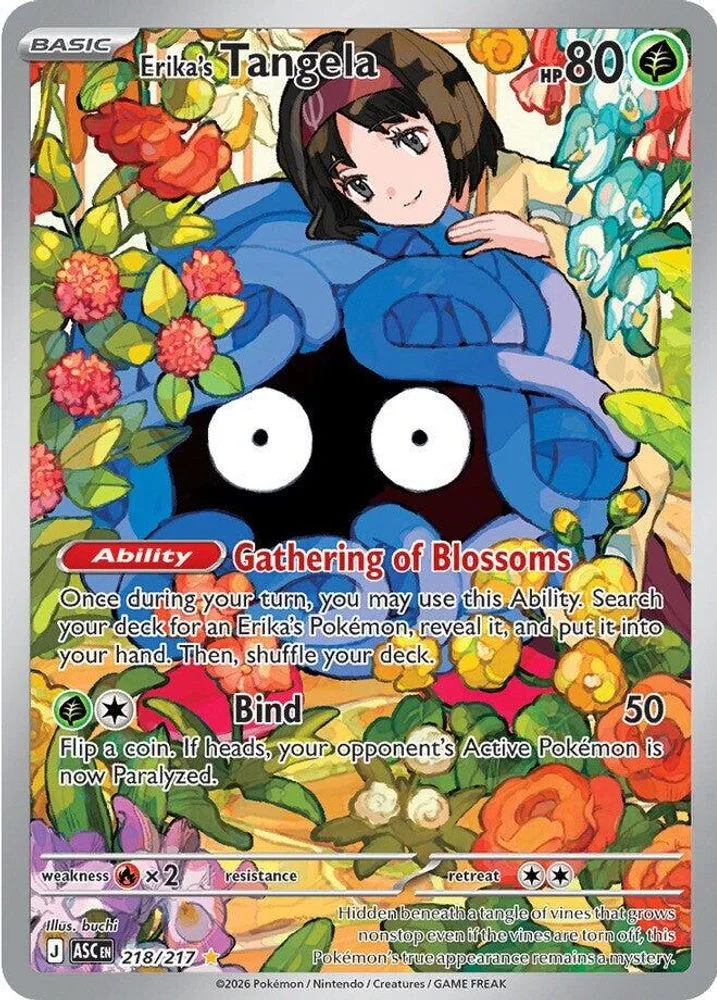 Erika's Tangela 218/217 — front