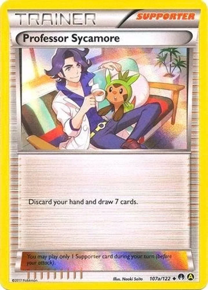 Professor Sycamore - 107a/122 (Holofoil) — front