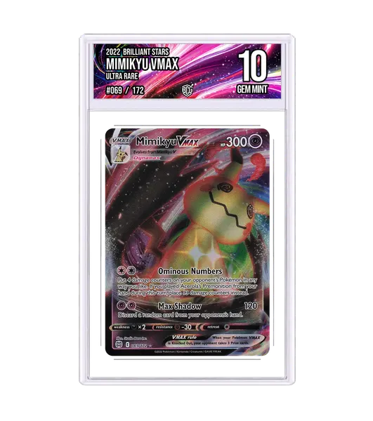 Mimikyu VMAX 069/172 · BCG 10 Gem Mint