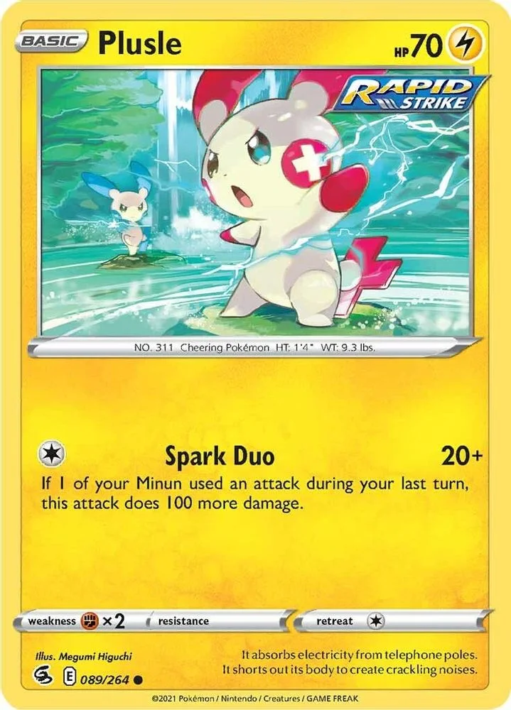 Plusle 089/264 — front