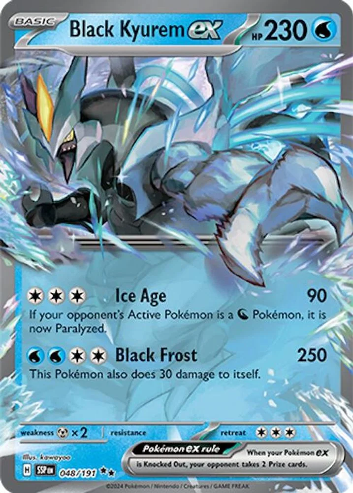 Black Kyurem ex 048/191 — front