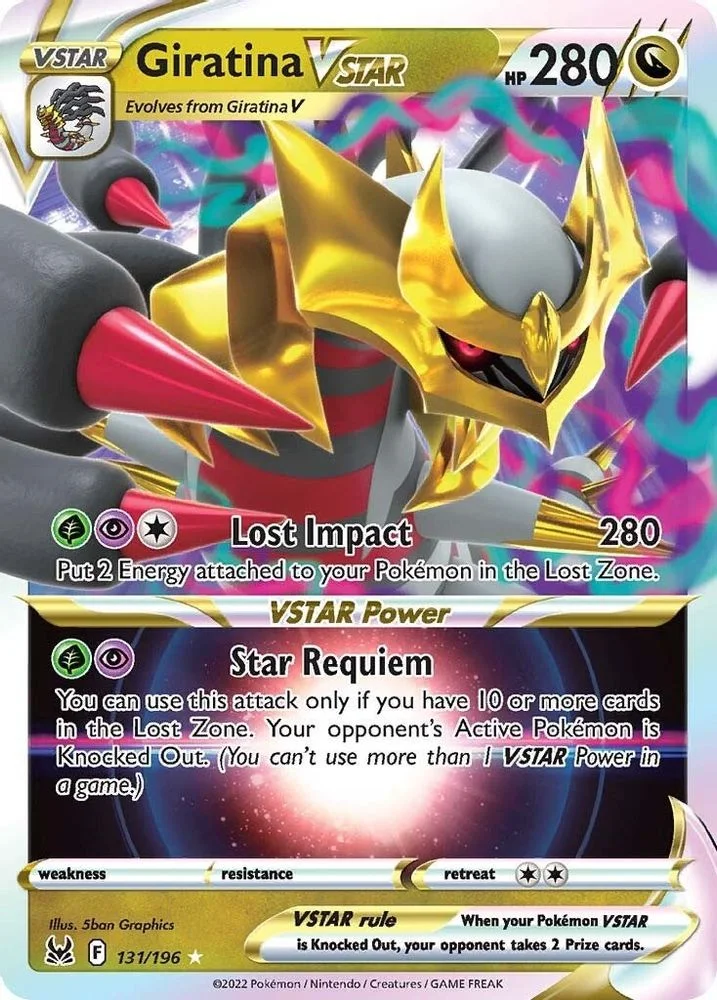 Giratina VSTAR 131/196 — front