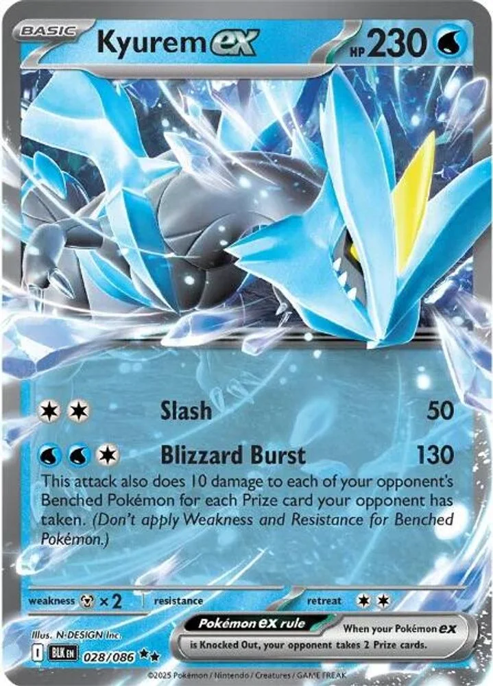 Kyurem ex 028/086 — front
