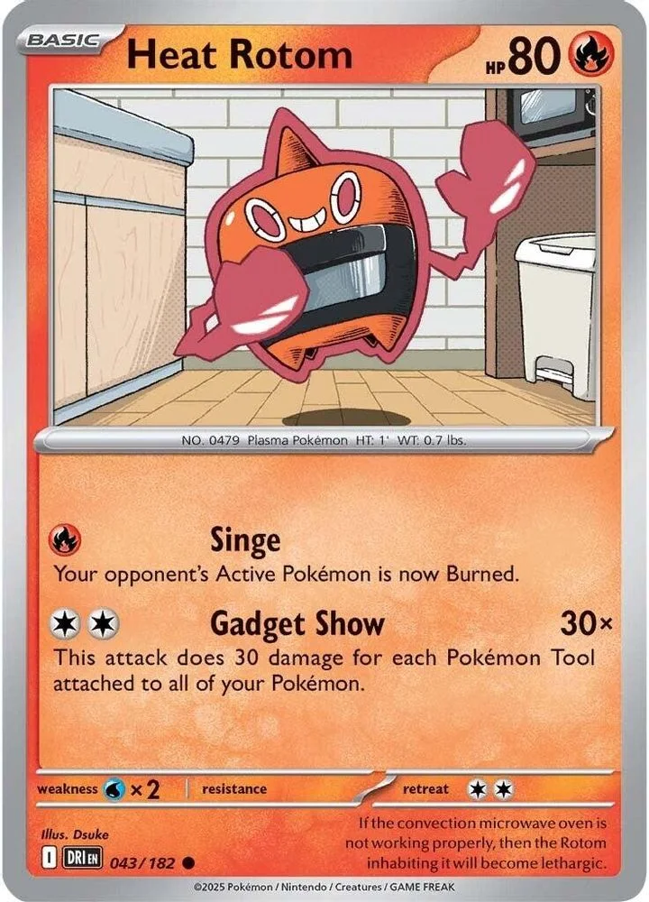 Heat Rotom 043/182 — front