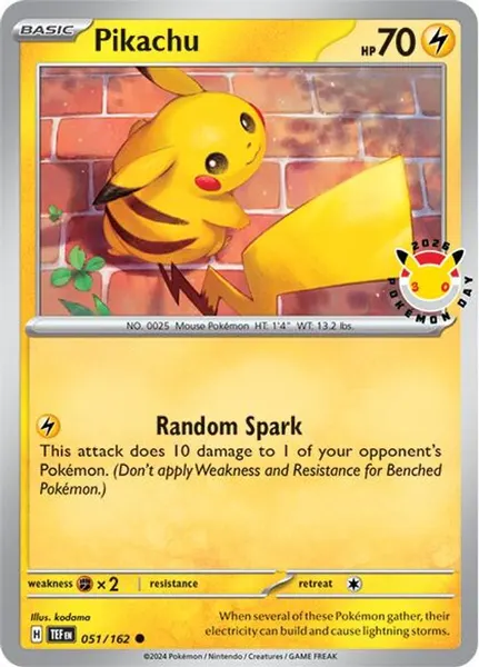 Pikachu 051/162
