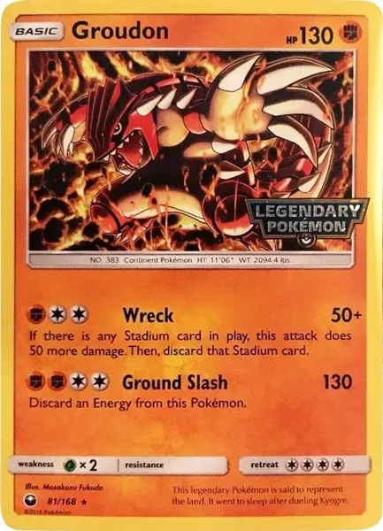 Groudon - 81/168 (Cosmos Holo) 081/168