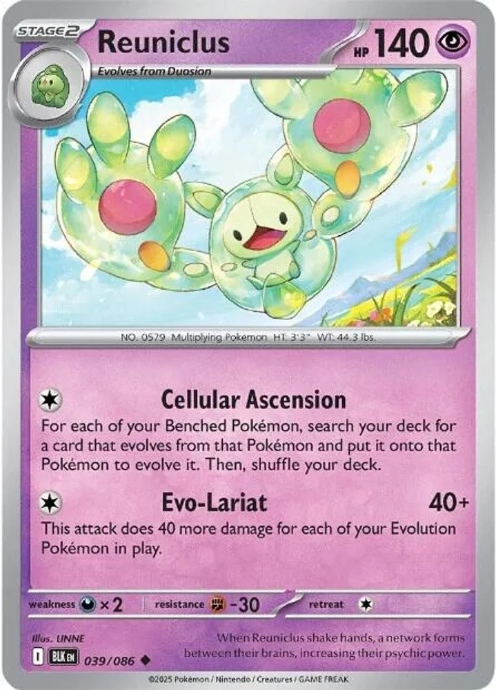 Reuniclus 039/086 — front