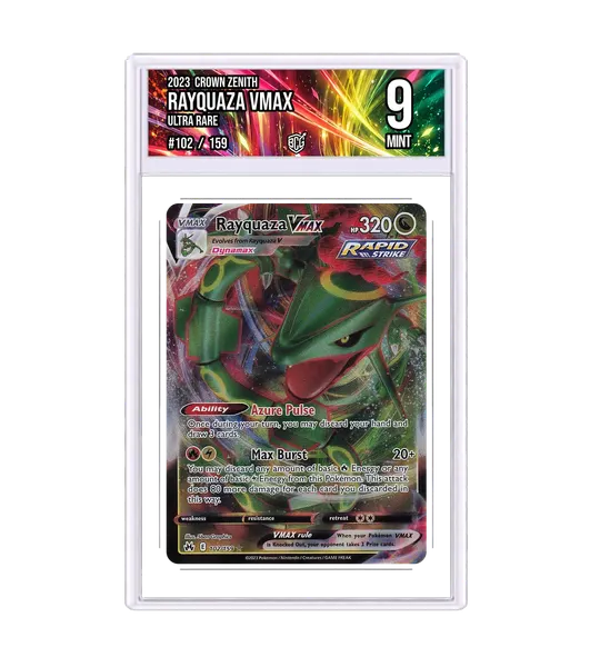 Rayquaza VMAX 102/159 · BCG 9 Mint