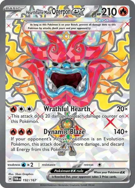 Hearthflame Mask Ogerpon ex 192/167