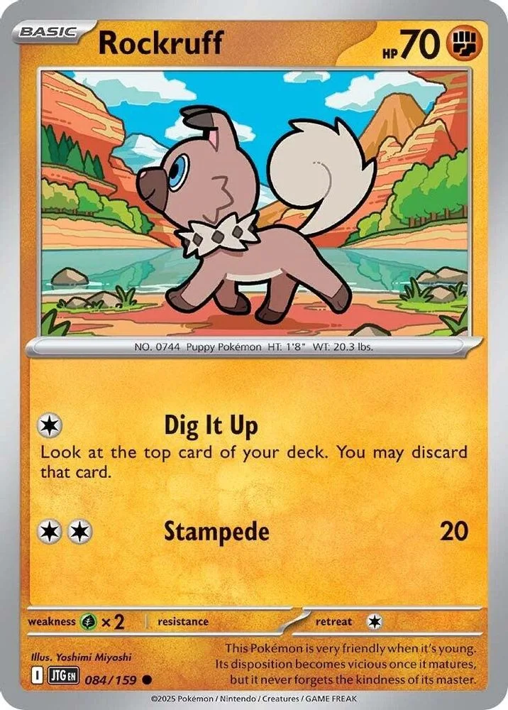 Rockruff 084/159 — front