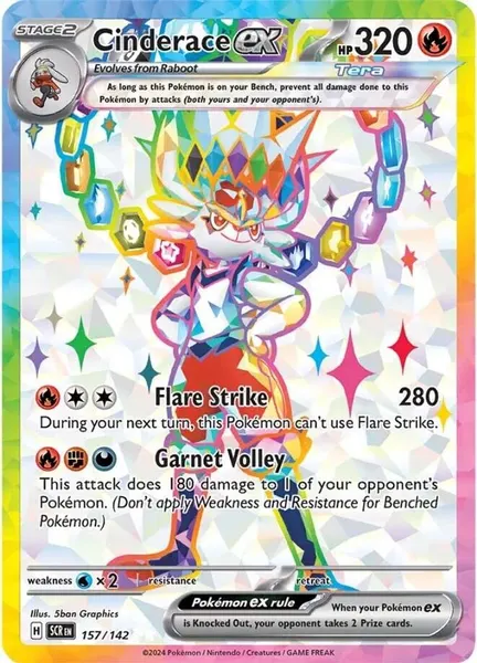 Cinderace ex 157/142