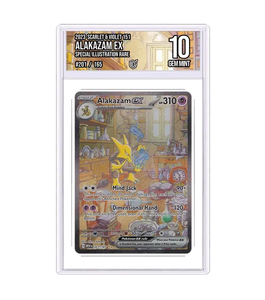 Alakazam ex 201/165 · BCG 10 Gem Mint