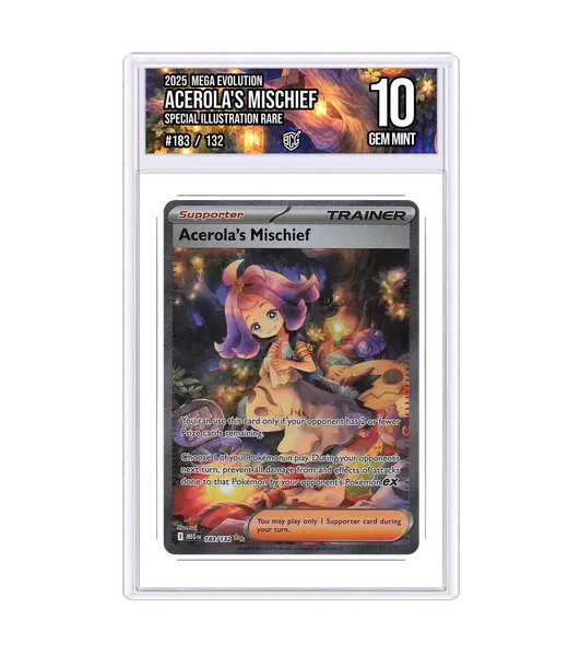 Acerola's Mischief 183/132 · BCG 10 Gem Mint