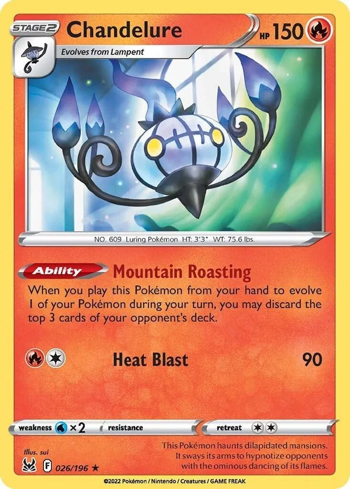 Chandelure 026/196 — front
