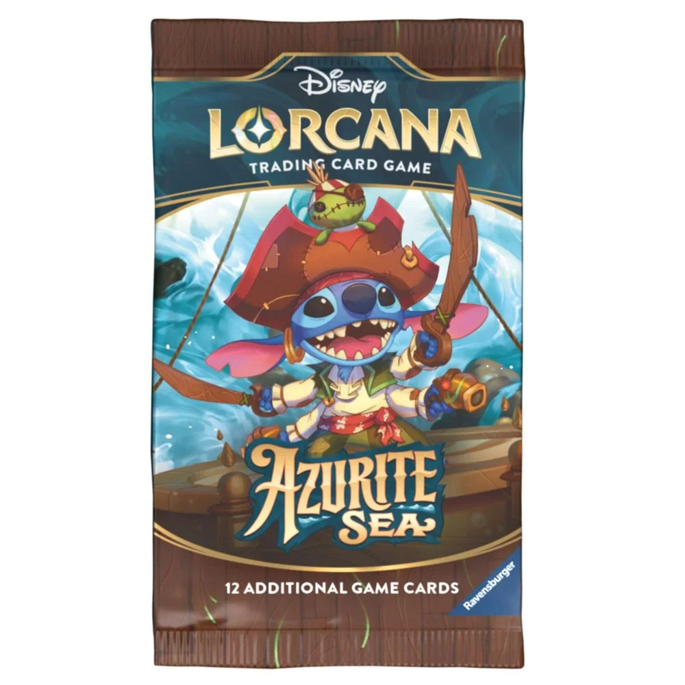 Disney Lorcana: Azurite Sea Booster Pack — front