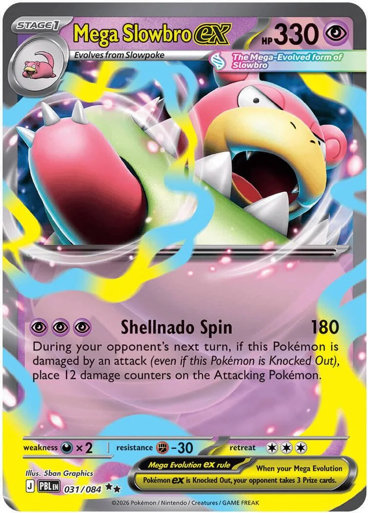 Mega Slowbro ex 031/084 — front