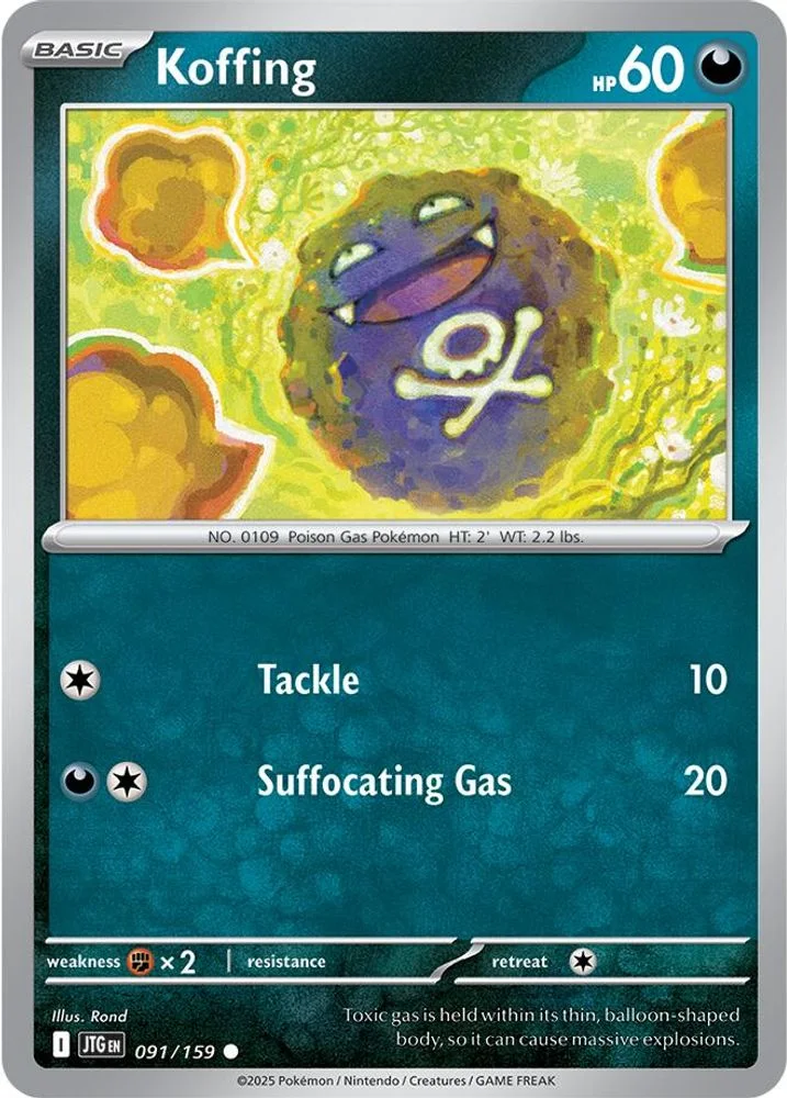 Koffing 091/159 — front