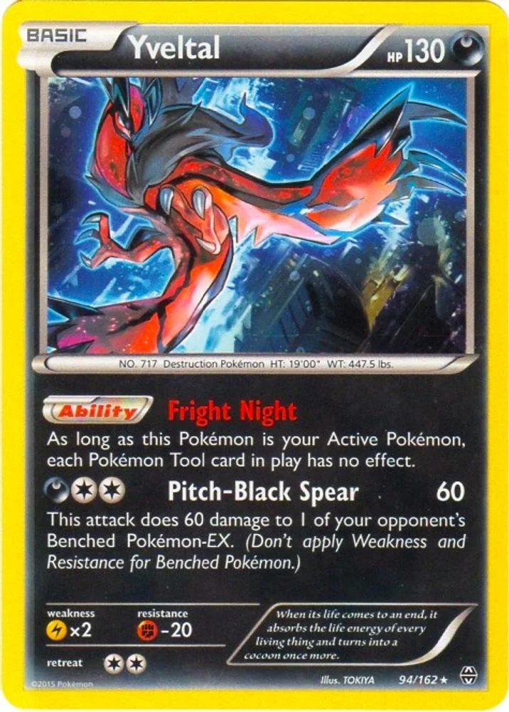 Yveltal 094/162 (Cosmos Holo) — front