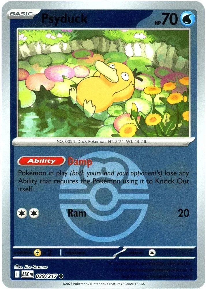 Psyduck 039/217 (Love Ball) — front