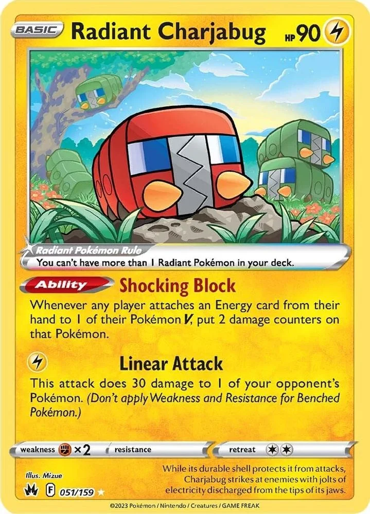Radiant Charjabug 051/159 — front